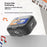 For AirPods 4 Silicone Case Retro Cassette Style Earphone Protective Cover with Strap - Yellow + Blue - 5