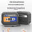 For AirPods 4 Silicone Case Retro Cassette Style Earphone Protective Cover with Strap - Yellow + Blue - 7