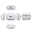 For AirPods Pro 3 Case Magnetic Crystal TPU Earphone Protective Cover - Transparent - 6