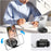 For AirPods Pro 3 Earphone Case with Phone Stand Automatic Lock PC PU Earphone Cover - All Black - 2