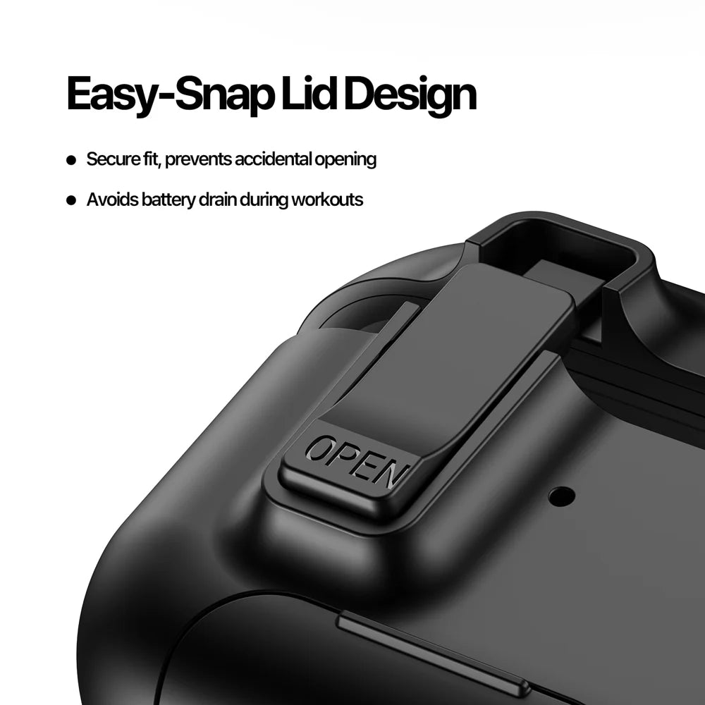 DUX DUCIS For AirPods Pro 3 Earphone Case  PECQ Series Multi-Angle Stand PC+TPU Cover with Hook - Black - 5