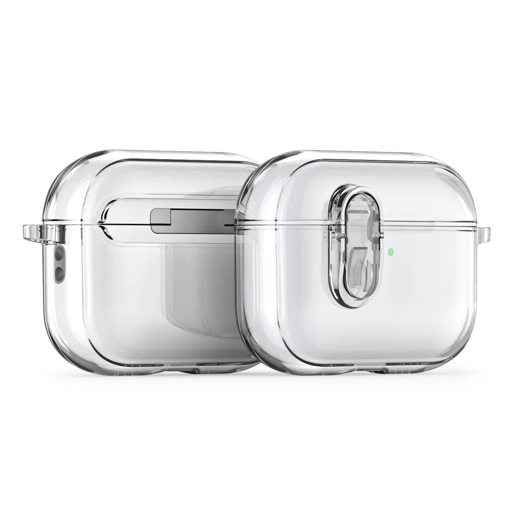 DUX DUCIS For AirPods Pro 3 Earphone Case  PECL Series PC+TPU Bluetooth-compatible Earphone Cover with Hook - Clear - 2