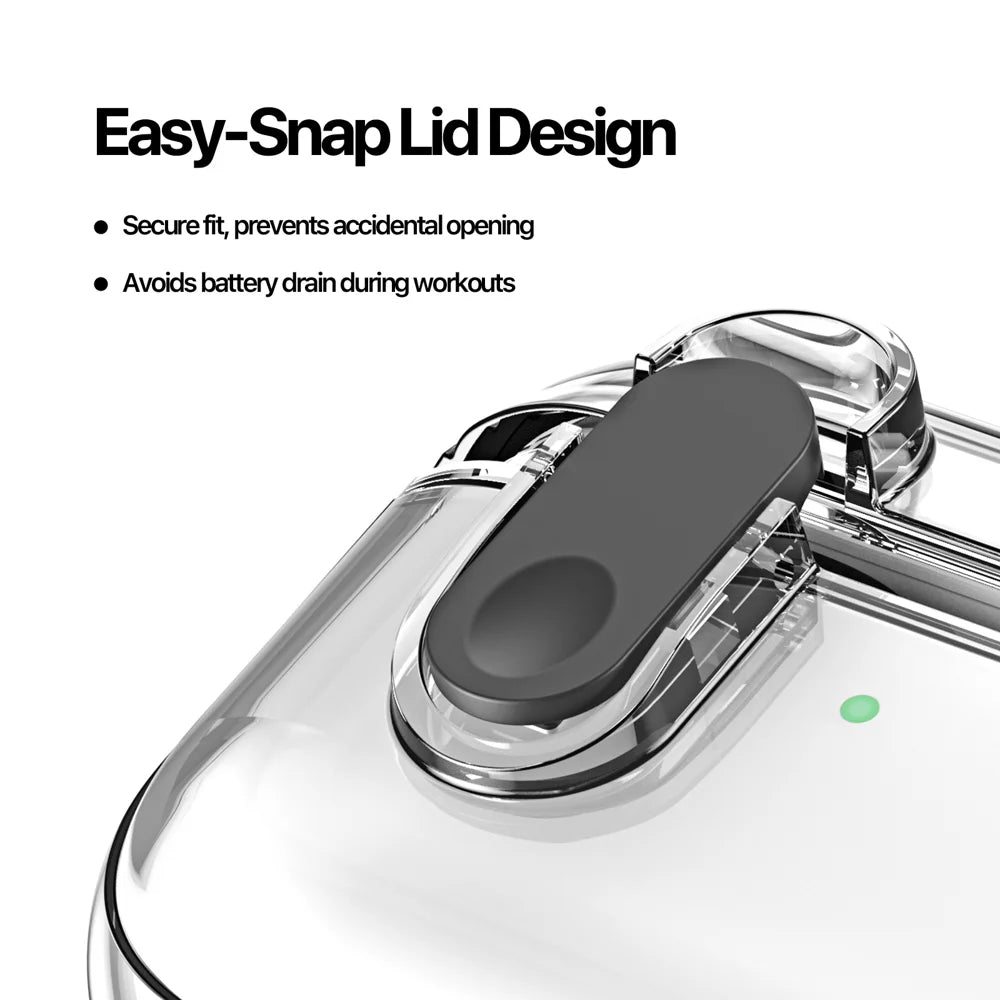 DUX DUCIS For AirPods Pro 3 Earphone Case  PECL Series PC+TPU Bluetooth-compatible Earphone Cover with Hook - Clear - 6