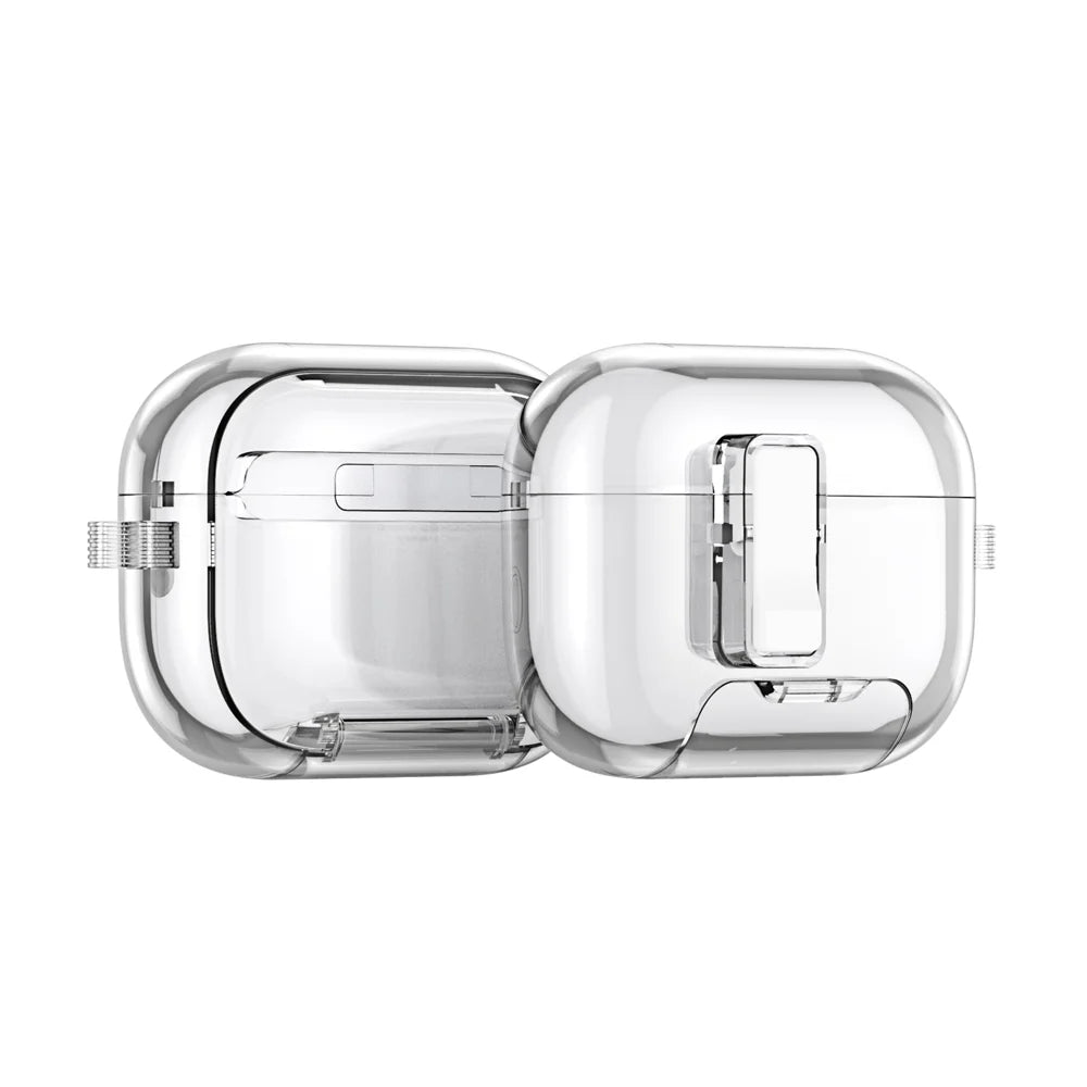 DUX DUCIS For AirPods Pro 3 Earphone Case  PECR Series PC+TPU Cover with Phone Holder and Hook - Clear - 2