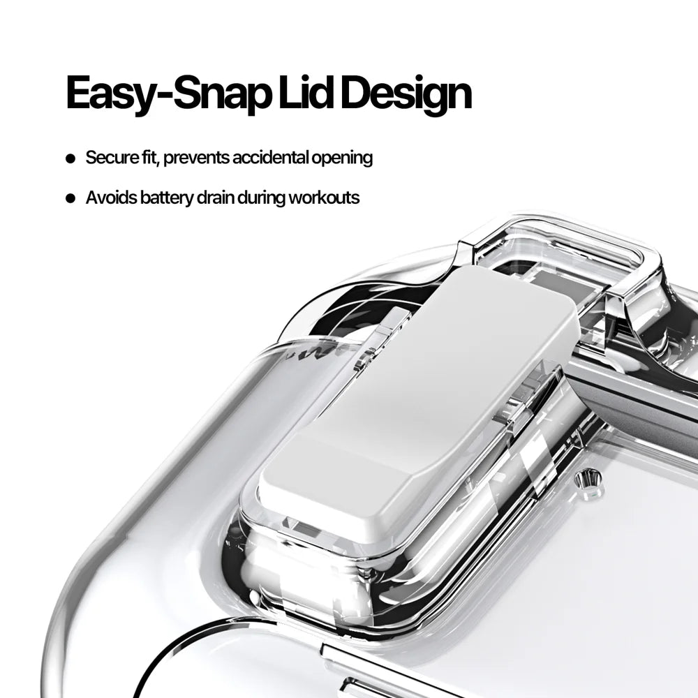 DUX DUCIS For AirPods Pro 3 Earphone Case  PECR Series PC+TPU Cover with Phone Holder and Hook - Clear - 6