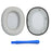 For Sony WH-1000XM6 Headphones Replacement Protein Leather Ear Pads Cushions with Pry Tool - Silver - 1