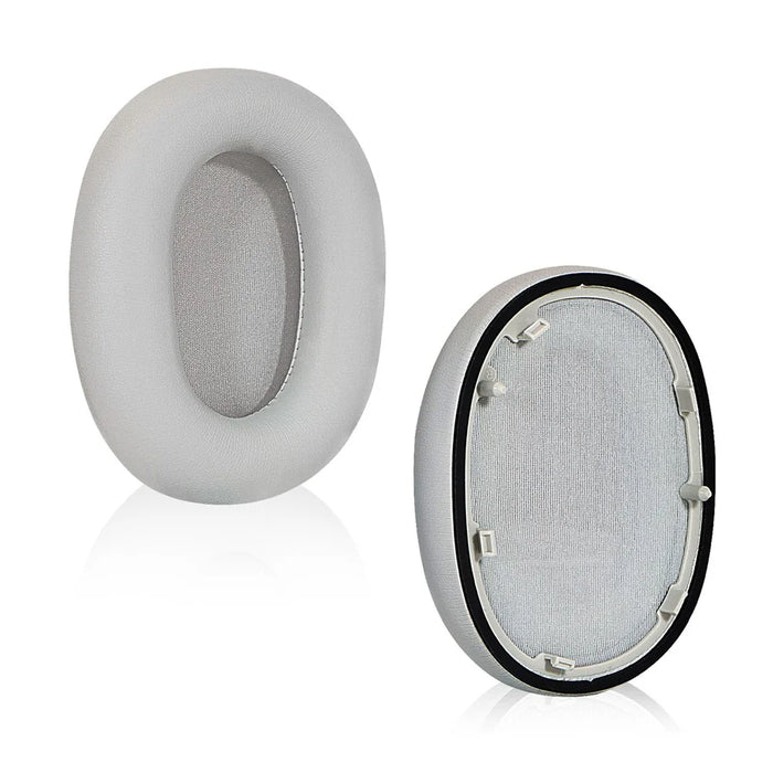 For Sony WH-1000XM6 Headphones Replacement Protein Leather Ear Pads Cushions with Pry Tool - Silver - 2