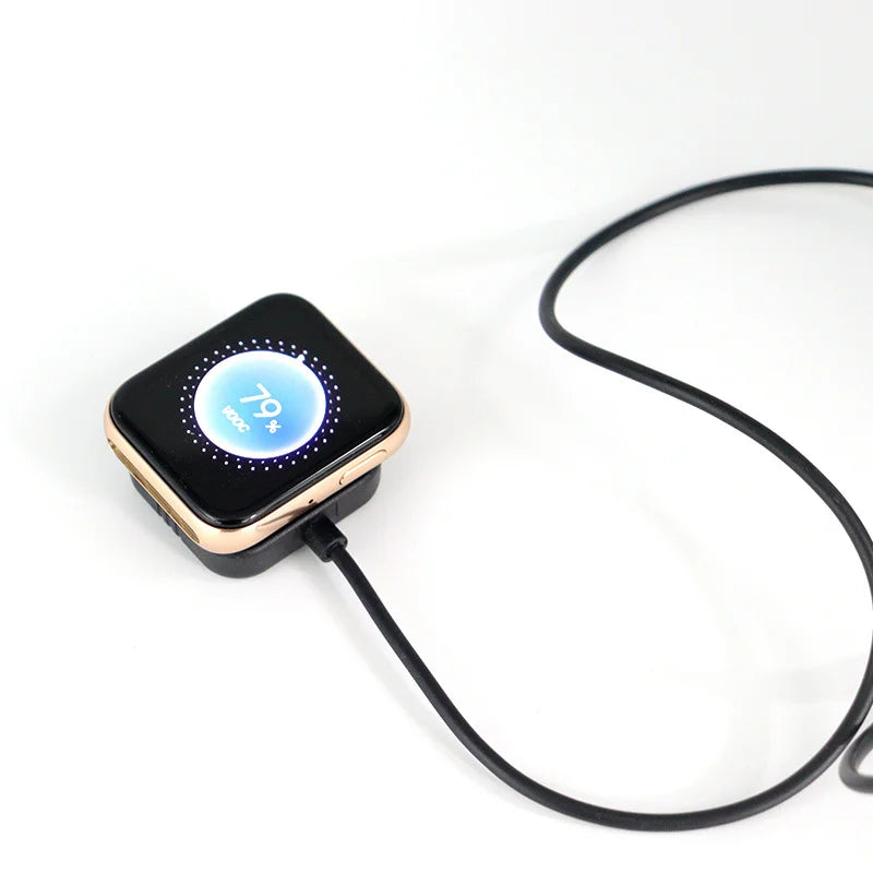 Watch Charger For Oppo Watch 2/3/SE/eSIM/3 Pro/4 Pro/X2 , Smartwatch Charging Cable Magnetic Charge Station Dock - White - 4