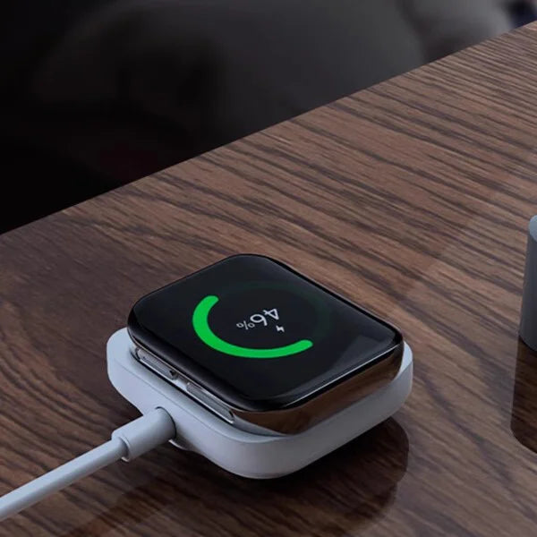 Watch Charger For Oppo Watch 2/3/SE/eSIM/3 Pro/4 Pro/X2 , Smartwatch Charging Cable Magnetic Charge Station Dock - White - 7