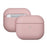 For AirPods Pro 3 Earphone Case Litchi Texture Genuine Cow Leather Earbud Protective Cover - Pink - 2