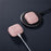 For AirPods Pro 3 Earphone Case Litchi Texture Genuine Cow Leather Earbud Protective Cover - Pink - 5