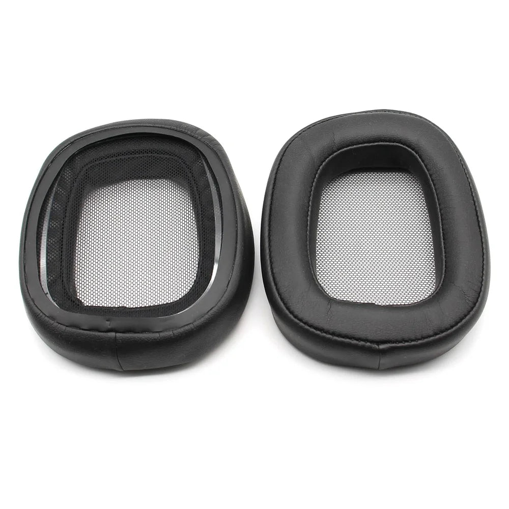 JZF-240 1 Pair Soft Sponge Breathable Mesh Replacement Earpads Earmuff Accessories for Logitech G433 Headphone - Black - 2