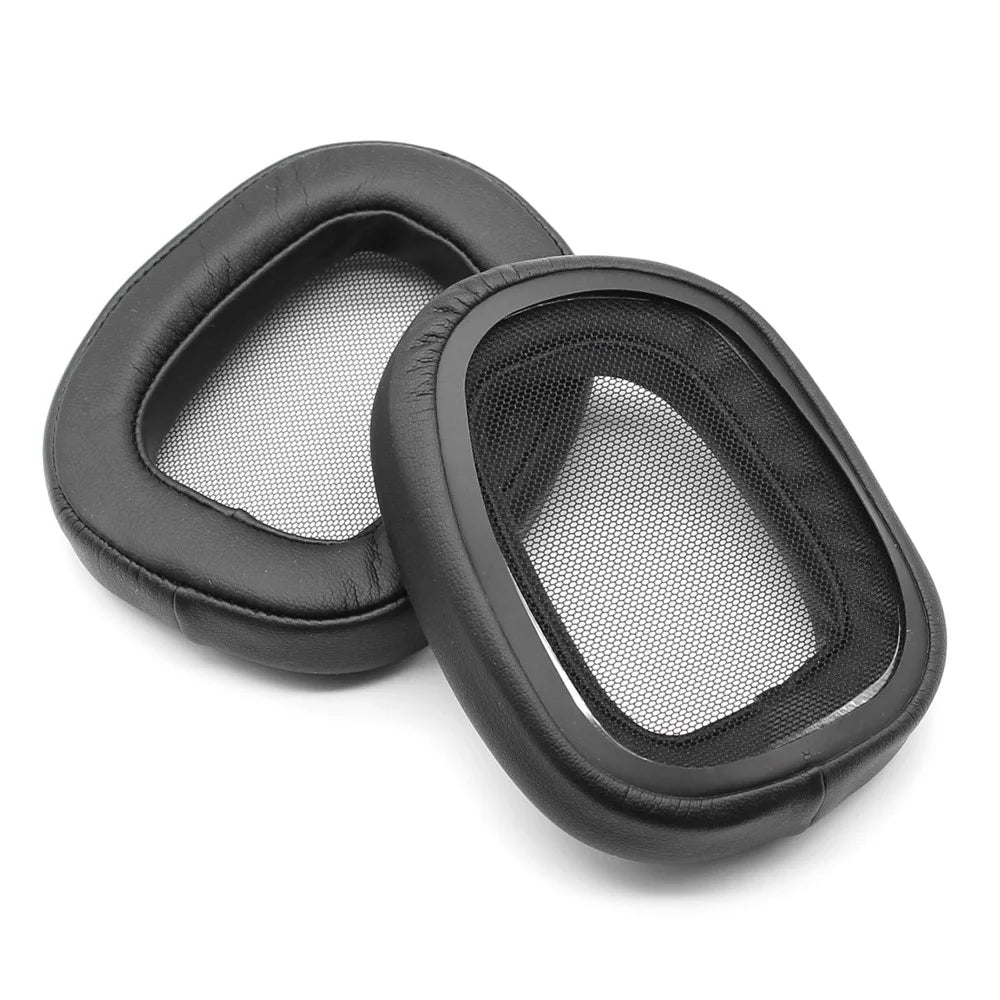 JZF-240 1 Pair Soft Sponge Breathable Mesh Replacement Earpads Earmuff Accessories for Logitech G433 Headphone - Black - 4