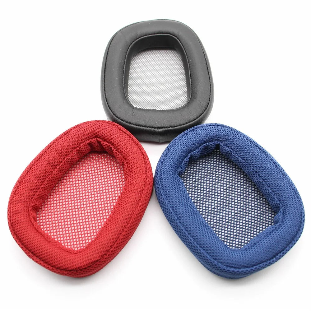 JZF-240 1 Pair Soft Sponge Breathable Mesh Replacement Earpads Earmuff Accessories for Logitech G433 Headphone - Black - 5