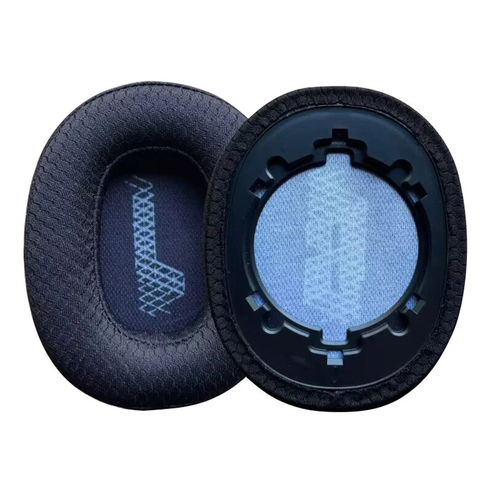 For JBL Live 500BT Headphone Ear Pads Breathable Mesh Fabric Replacement Over Ear Headset Cushions - Black - 1