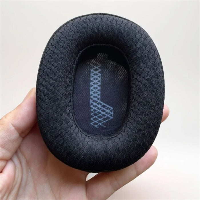 For JBL Live 500BT Headphone Ear Pads Breathable Mesh Fabric Replacement Over Ear Headset Cushions - Black - 3
