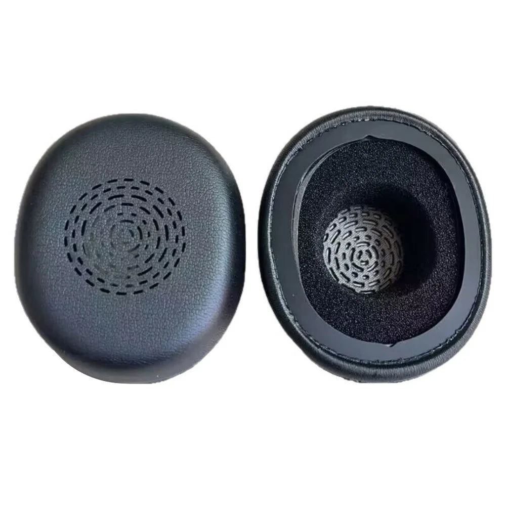 For Jabra Evolve 10 USB-A Stereo Headset Ear Pads Protein Leather Replacement Cushions - 1