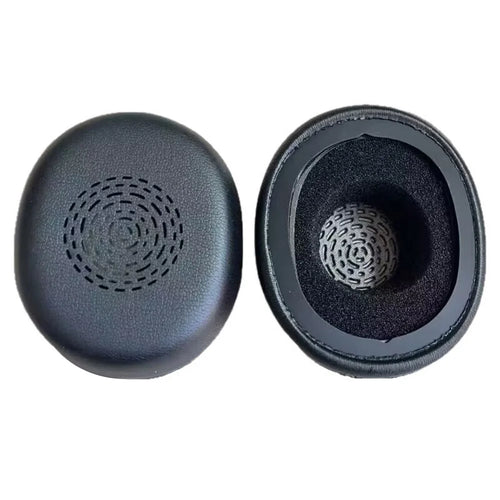 For Jabra Evolve 10 USB-A Stereo Headset Ear Pads Protein Leather Replacement Cushions - 1