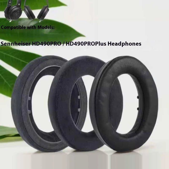 1Pair For Sennheiser HD 490 Pro Replacement Ear Pads Cushions Headphone Earpads Headset Accessories - 2