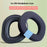 1Pair Replacement Earpads for Turtle Beach Stealth 700 Gen 3 Gel + Memory Foam Headset Ear Pad Cushions - 3