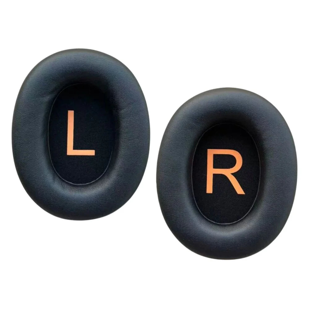 1Pair Replacement Earpads for QCY H3 / H3 Lite / TOZO HT2 Ear Pads Foam Cushions - Black - 1
