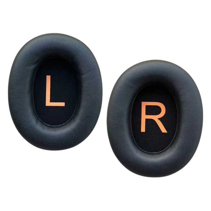 1Pair Replacement Earpads for QCY H3 / H3 Lite / TOZO HT2 Ear Pads Foam Cushions - Black - 1