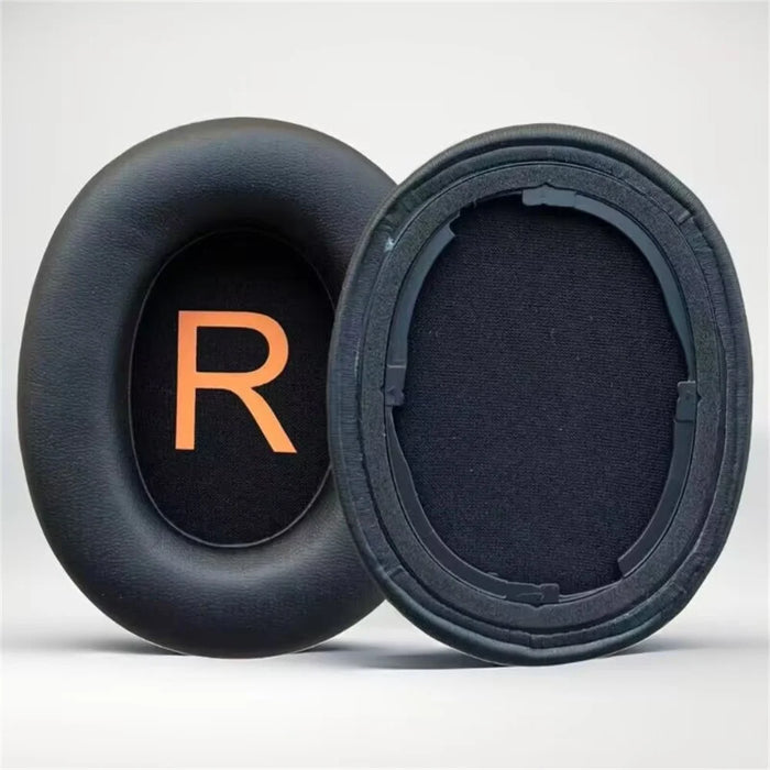 1Pair Replacement Earpads for QCY H3 / H3 Lite / TOZO HT2 Ear Pads Foam Cushions - Black - 3