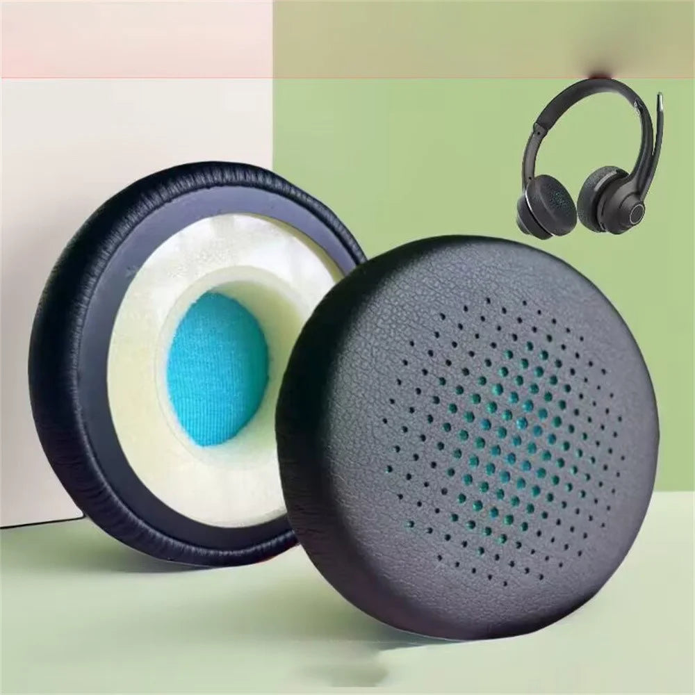 1Pair For JLab GO Work Replacement Earpads Protein Leather + Memory Foam Cushions Wireless Headset Accessories - 2