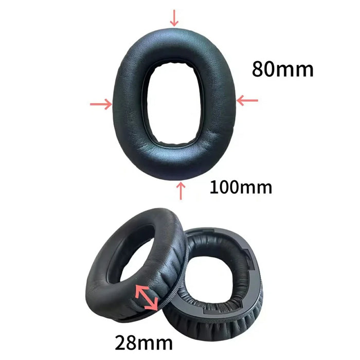1Pair For Marshall Monitor III Headphone Earpads Protein Leather + Memory Foam Replacement Cushions - 7