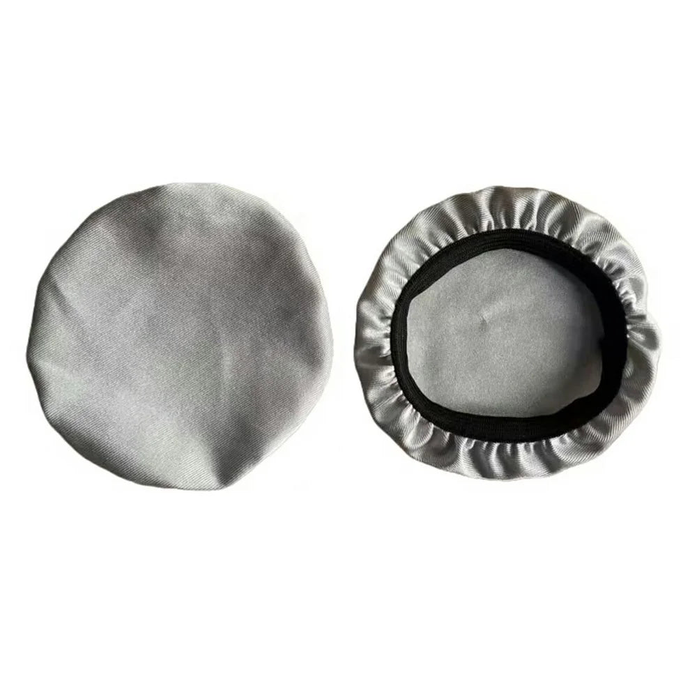 1Pair Headphone Ear Pads Dust Cover Stretchable Protective Cover for Over-Ear Headset Earpads - Grey / S - 1