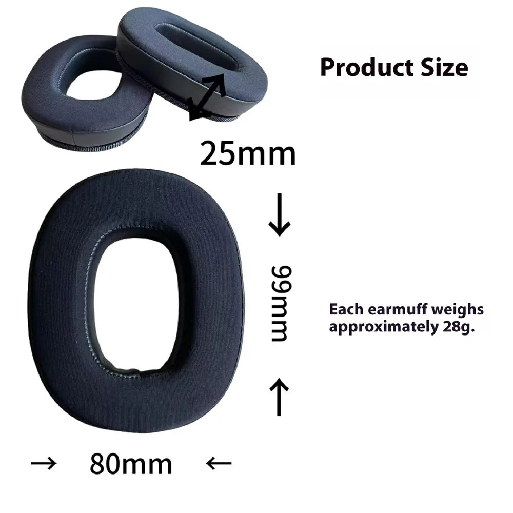 1Pair For Marshall Monitor II A.N.C. Headphones Replacement Ear Pads Ice Silk Cooling Memory Foam Cushions - 5