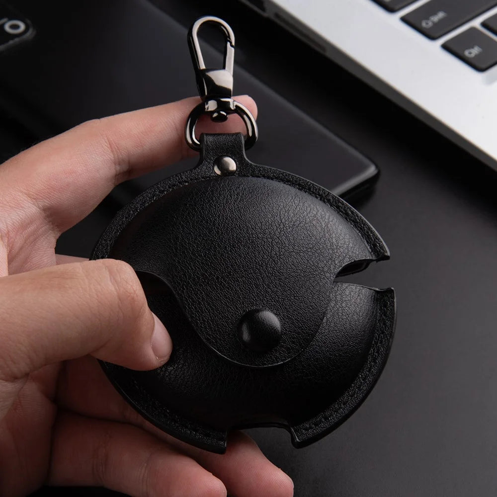 For Huawei FreeBuds 7i Earphone Case Business Leather + PC Protective Cover - Black - 3