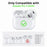 AHASTYLE WG184 For AirPods Pro 3 Case Split Design Thickened Silicone Earphone Cover with Carabiner - Pink - 2