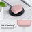 AHASTYLE WG184 For AirPods Pro 3 Case Split Design Thickened Silicone Earphone Cover with Carabiner - Pink - 4