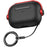 AHASTYLE WG109 For Apple AirPods Pro / Pro 2 Case TPU Bluetooth-Compatible Earphone Protective Cover with Strap - Black + Red - 1
