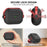 AHASTYLE WG109 For Apple AirPods Pro / Pro 2 Case TPU Bluetooth-Compatible Earphone Protective Cover with Strap - Black + Red - 2