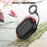 AHASTYLE WG109 For Apple AirPods Pro / Pro 2 Case TPU Bluetooth-Compatible Earphone Protective Cover with Strap - Black + Red - 3