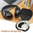 For 1Mii Y8+ Headphone Case EVA Hard Shell Storage Bag With Cleaning Pen Set - Black - 3