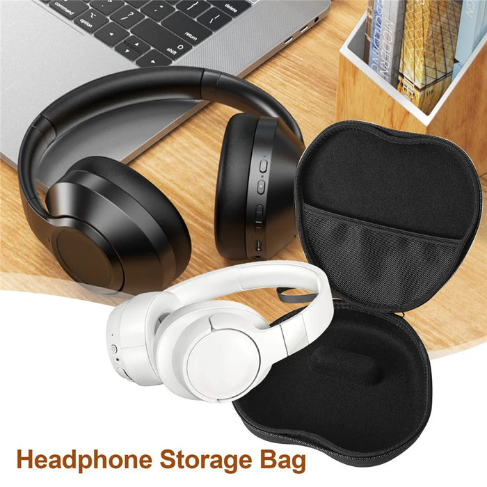 For JBL Tune 700BT Headphone Case EVA Hard Shell Storage Bag With Cleaning Pen Set - Black - 3