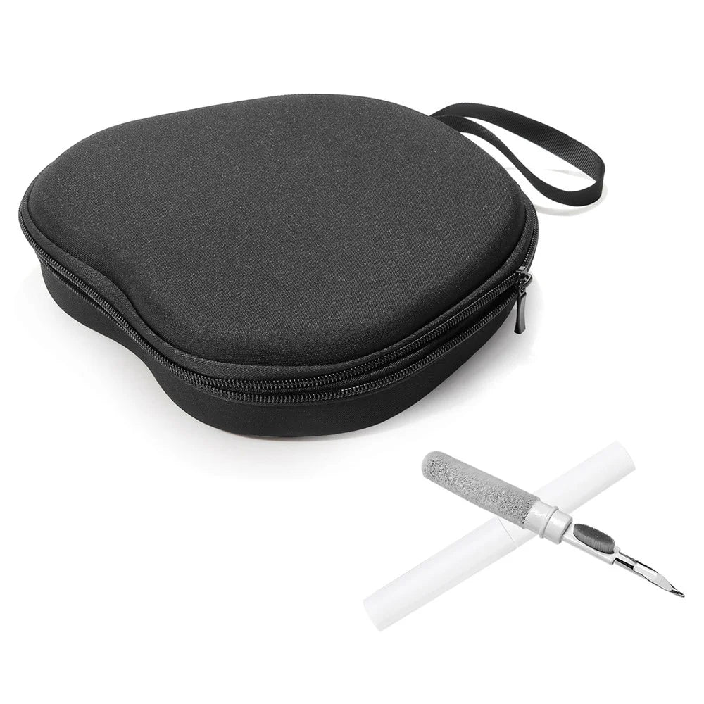 For JBL TUNE 500BT Headphone Case EVA Hard Shell Storage Bag With Cleaning Pen Set - Black - 1