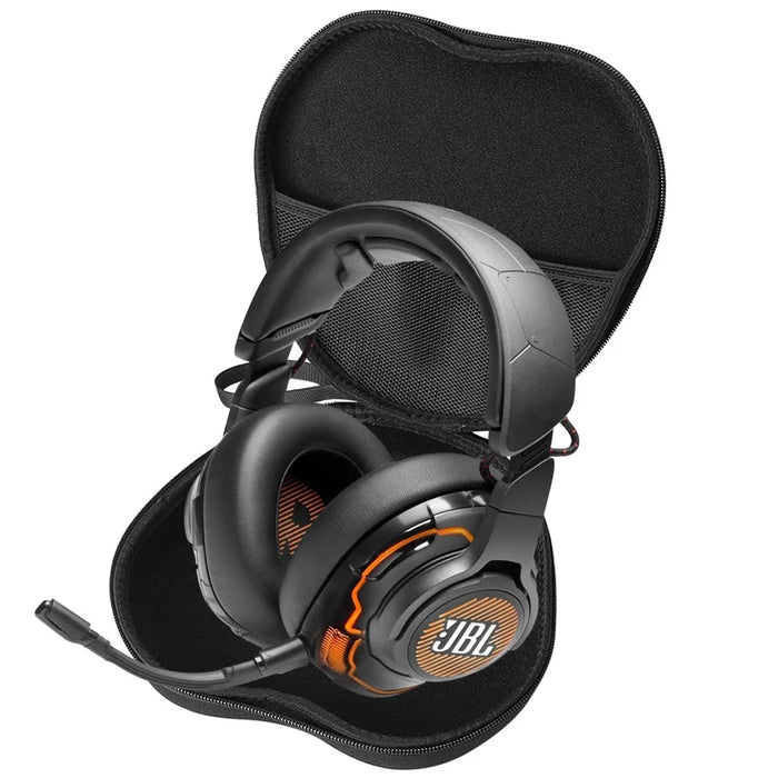 For JBL Quantum ONE Headphone Case EVA Hard Shell Storage Bag With Cleaning Pen Set - Black - 4