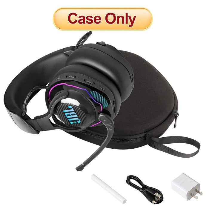 For JBL Quantum 810 Headphone Case EVA Hard Shell Storage Bag With Cleaning Pen Set - Black - 5