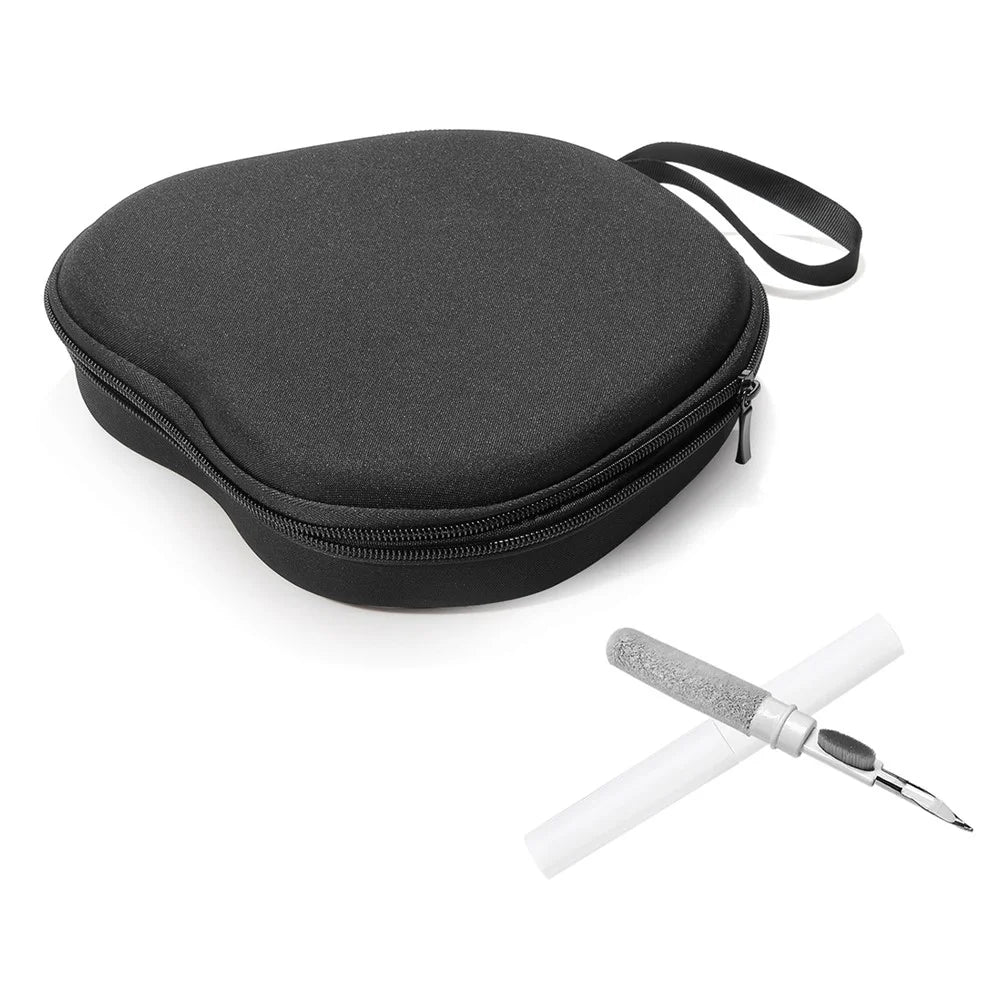 For JBL Quantum 350 Headphone Case EVA Hard Shell Storage Bag With Cleaning Pen Set - Black - 1