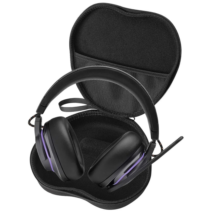 For JBL Quantum 350 Headphone Case EVA Hard Shell Storage Bag With Cleaning Pen Set - Black - 4