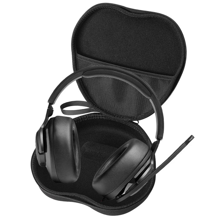 For JBL Quantum 200 Headphone Case EVA Hard Shell Storage Bag With Cleaning Pen Set - Black - 4