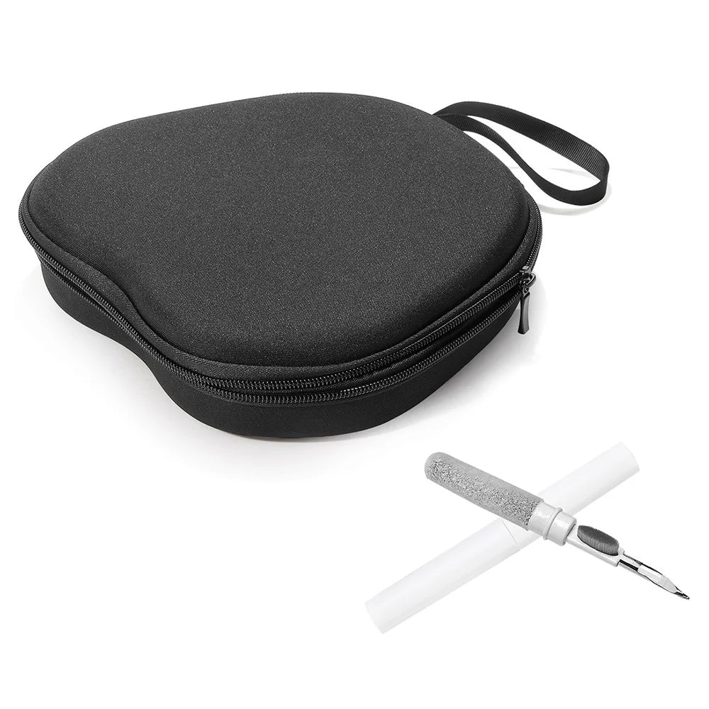 For JBL Everest Elite 300 Headphone Case EVA Hard Shell Storage Bag With Cleaning Pen Set - Black - 1