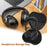 For Jabra Evolve2 65 Headphone Case EVA Hard Shell Storage Bag With Cleaning Pen Set - Black - 4