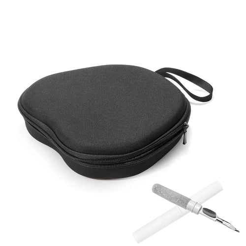 For HAVIT H655BT Headphone Case EVA Hard Shell Storage Bag With Cleaning Pen Set - Black - 1