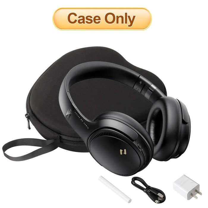 For HAVIT H630BT Headphone Case EVA Hard Shell Storage Bag With Cleaning Pen Set - Black - 6