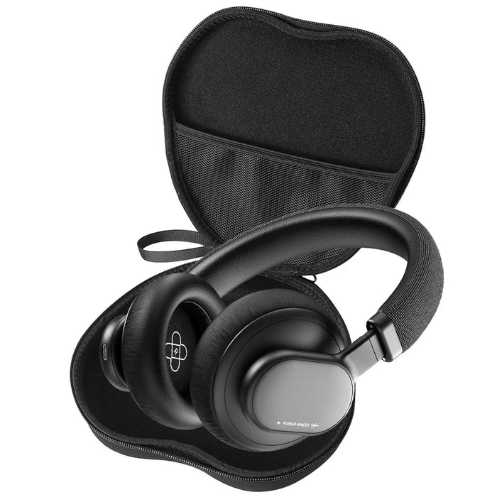 For Fingertime ANC-01 Headphone Case EVA Hard Shell Storage Bag With Cleaning Pen Set - Black - 4